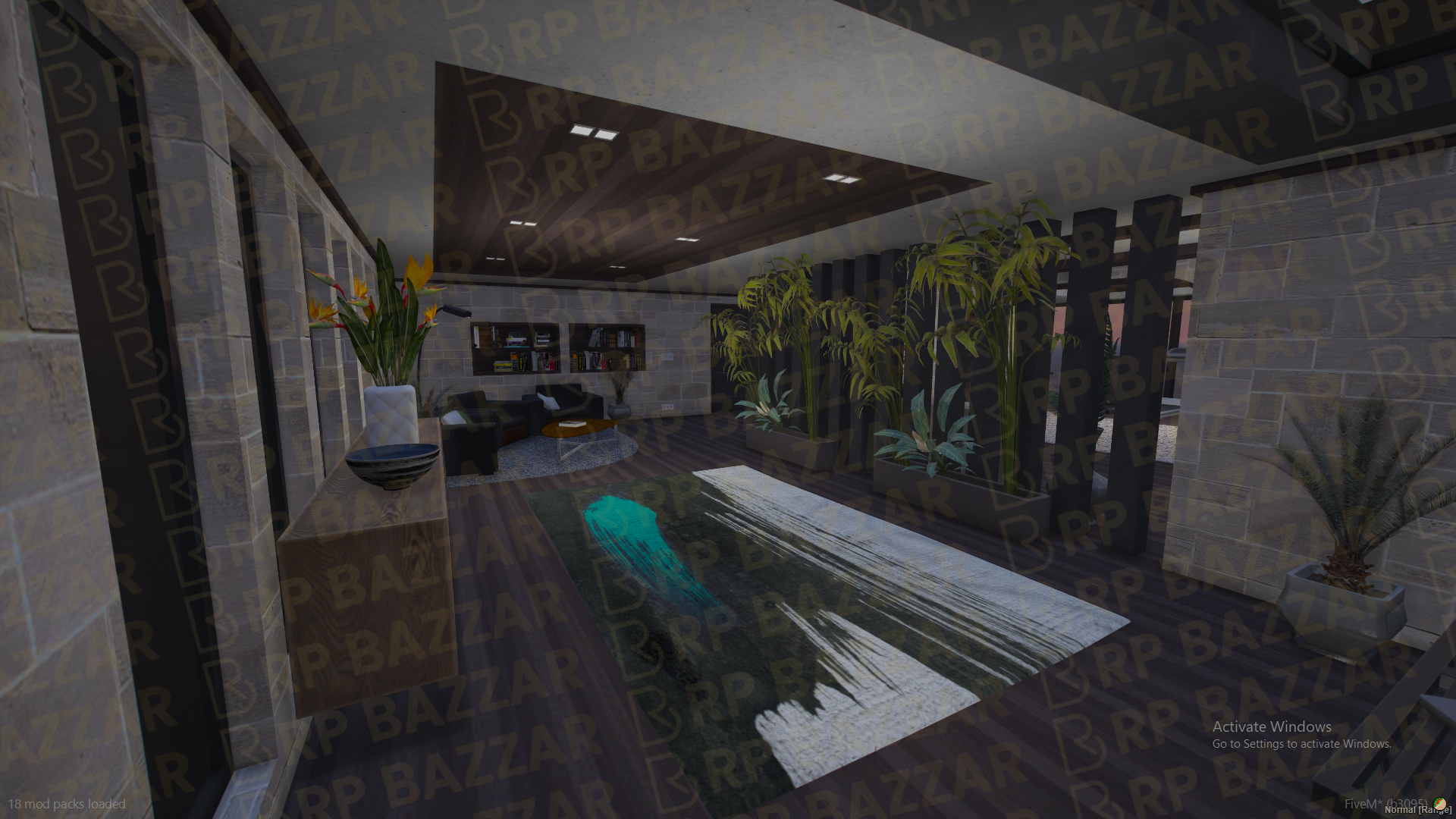 Vintage Mansion FiveM MLO — GTA RP Interior — ESX QB QBOX — RPBazzar