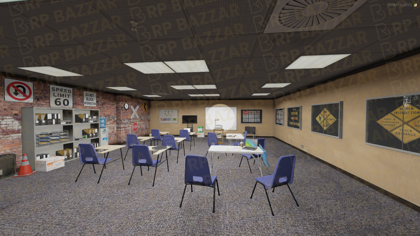 Metro Driving School FiveM MLO — GTA RP Interior — ESX QB QBOX — RPBazzar