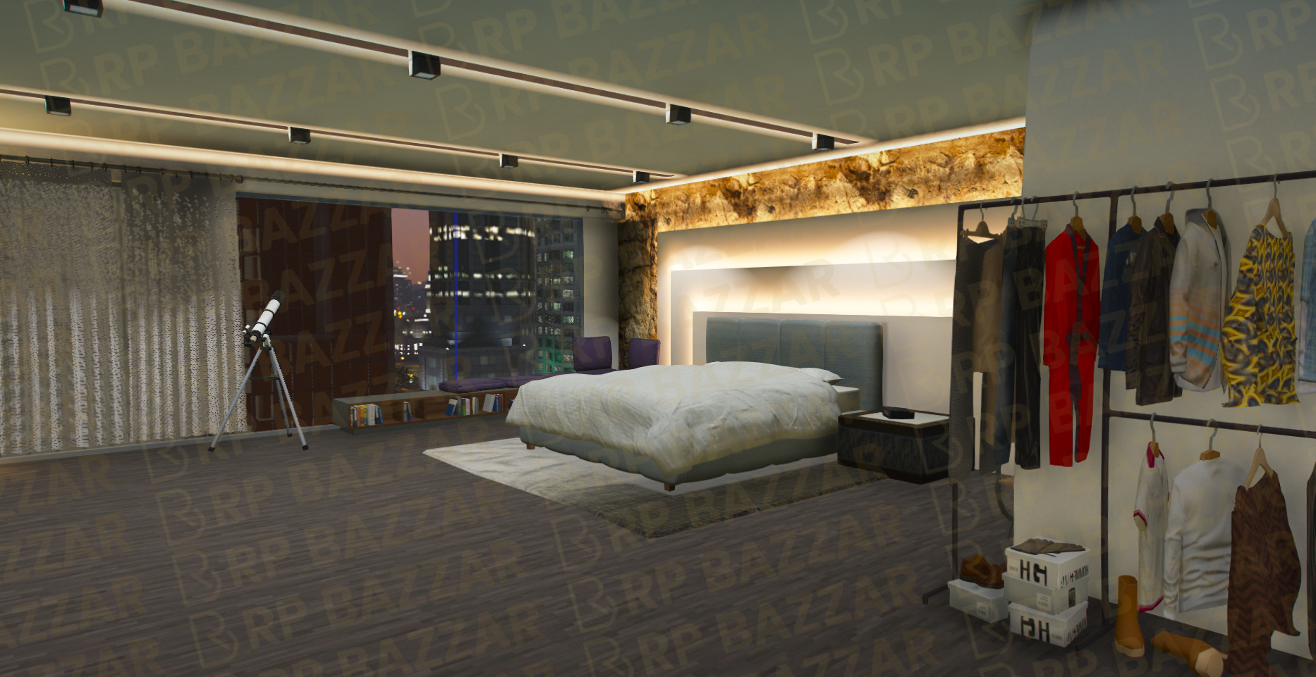 Loft Apartment FiveM MLO — GTA RP Interior — ESX QB QBOX — RPBazzar