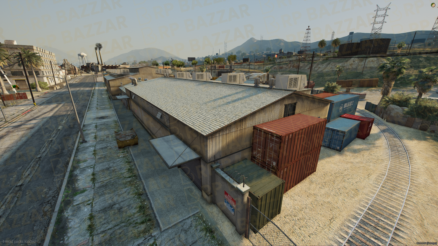 Industrial Storage Room & Warehouse FiveM MLO — GTA RP Interior — ESX QB QBOX — RPBazzar
