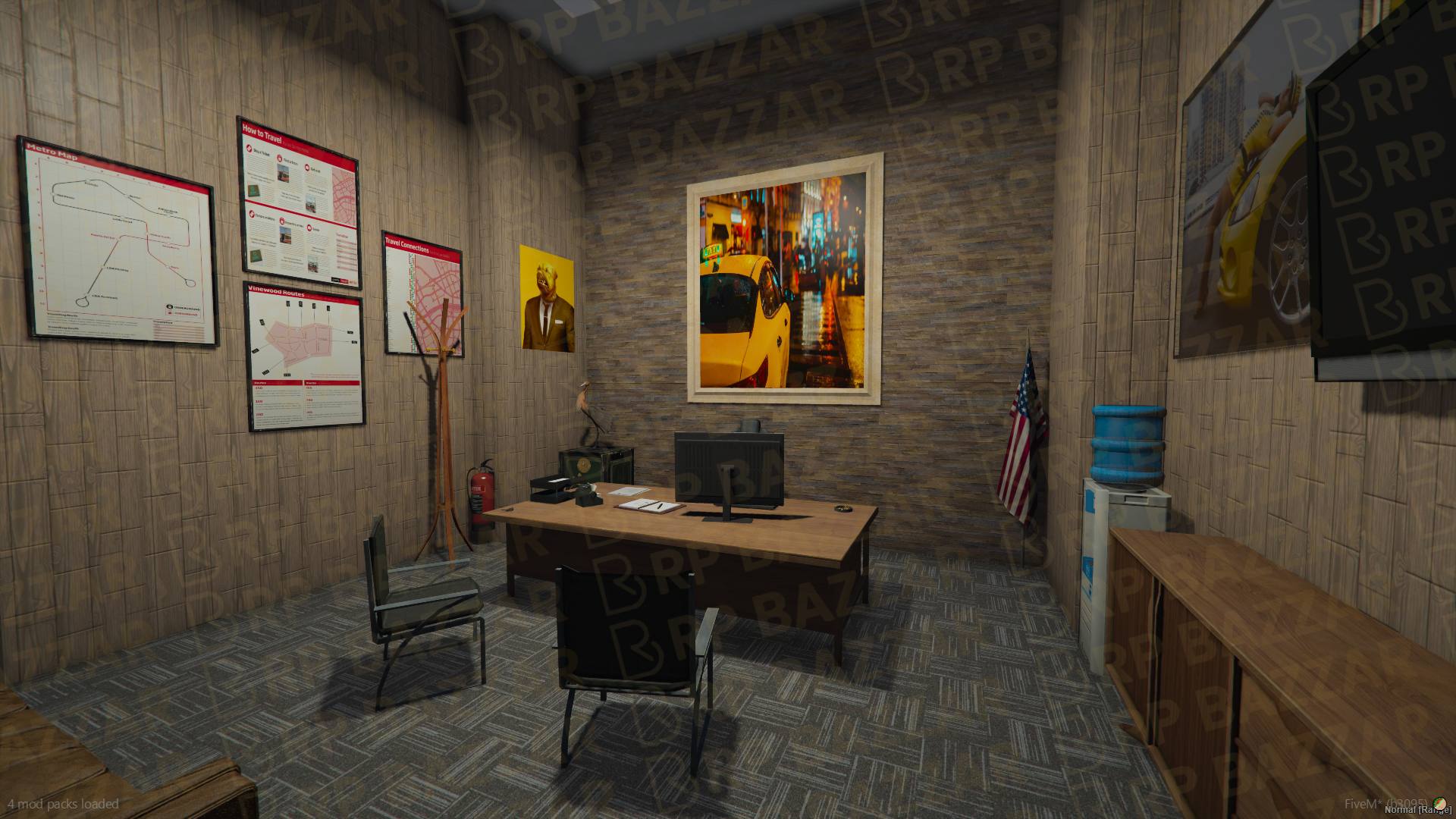 011.Taxi Depot FiveM MLO — rpbazzar
