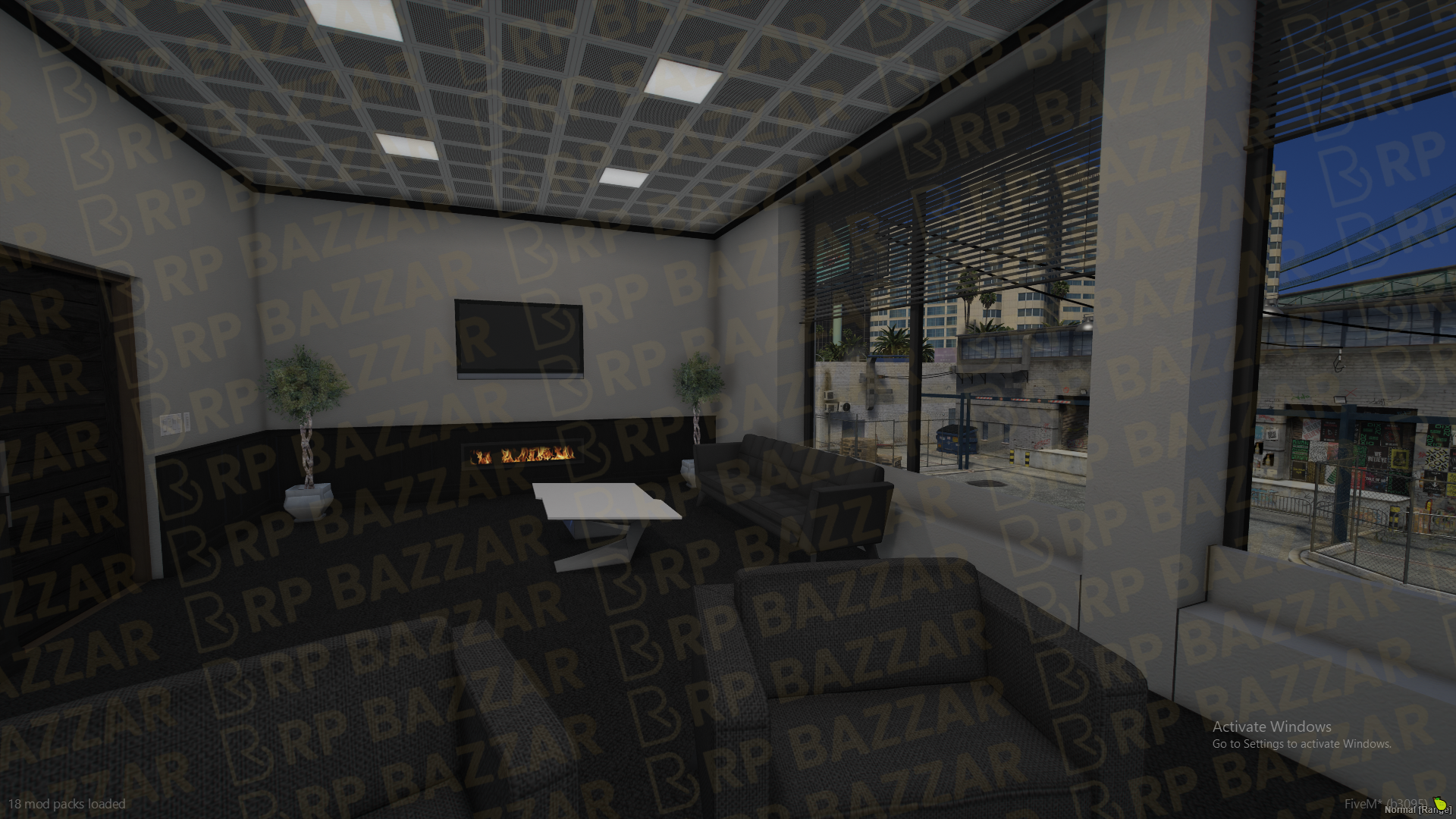 Custom Gang Loft FiveM MLO — GTA RP Interior — ESX QB QBOX — RPBazzar