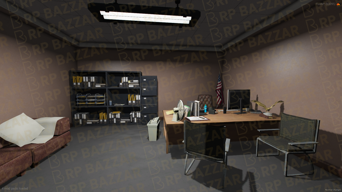 Valley Police Station FiveM MLO — GTA RP Interior — ESX QB QBOX — RPBazzar