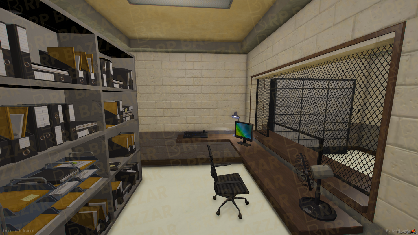 Guardian Police Station FiveM MLO — GTA RP Interior — ESX QB QBOX — RPBazzar