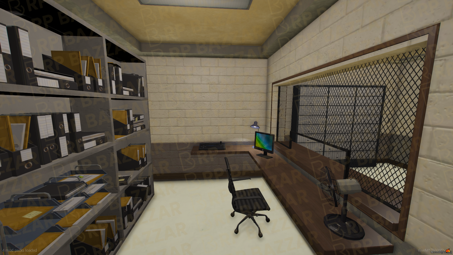 Guardian Police Station FiveM MLO — GTA RP Interior — ESX QB QBOX — RPBazzar