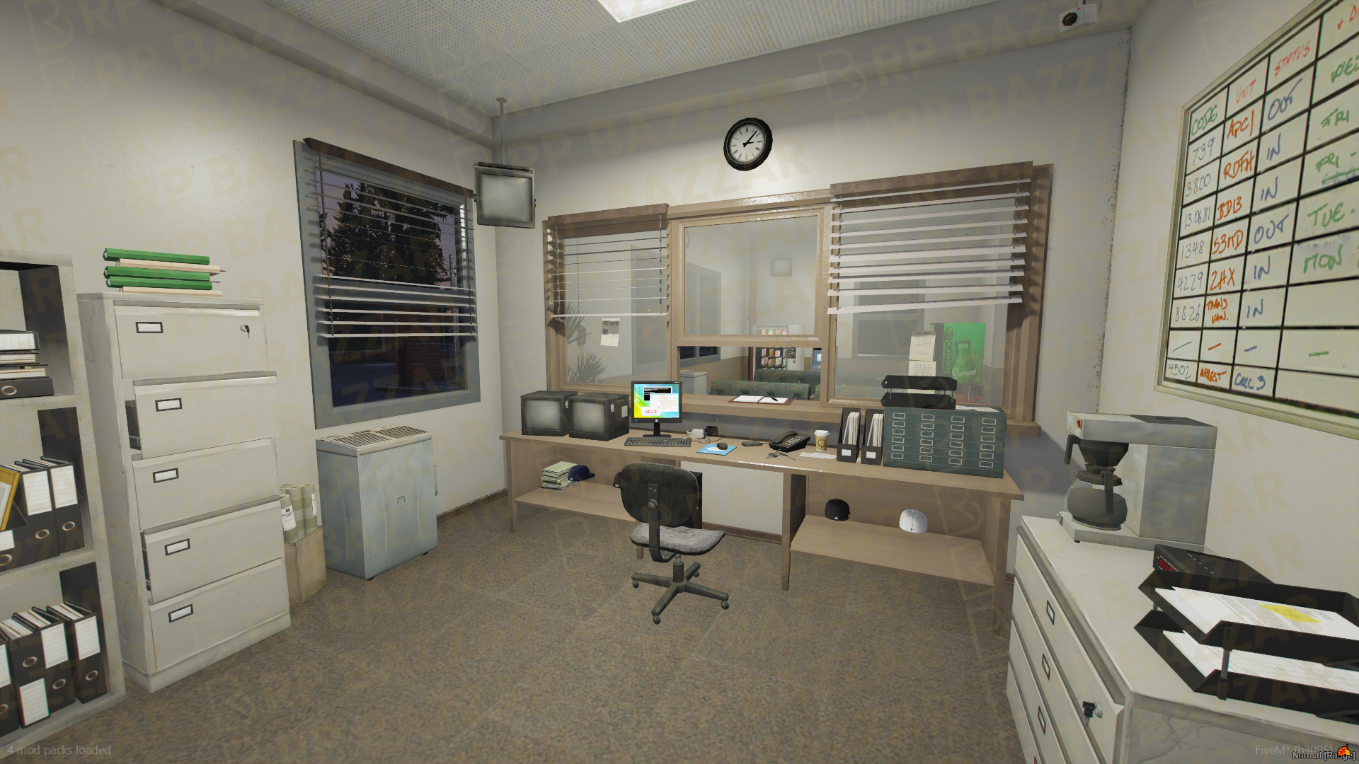 District Police Station FiveM MLO — GTA RP Interior — ESX QB QBOX — RPBazzar