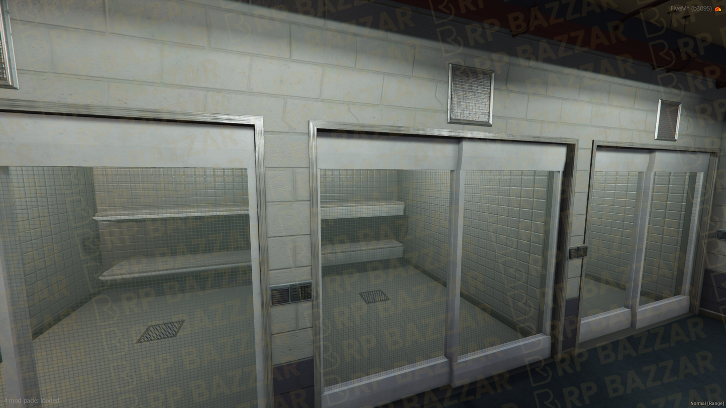 Industrial Police Station FiveM MLO — GTA RP Interior — ESX QB QBOX — RPBazzar