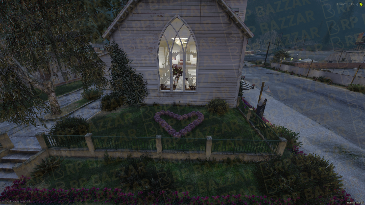 Quiet Church FiveM MLO — GTA RP Interior — ESX QB QBOX — RPBazzar
