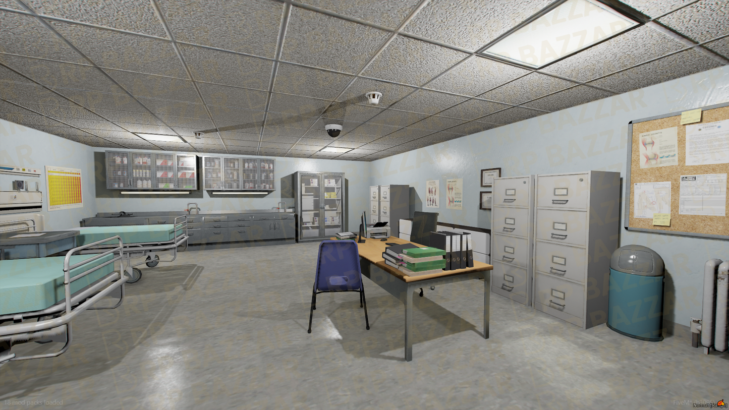Riverside Hospital FiveM MLO — GTA RP Interior — ESX QB QBOX — RPBazzar