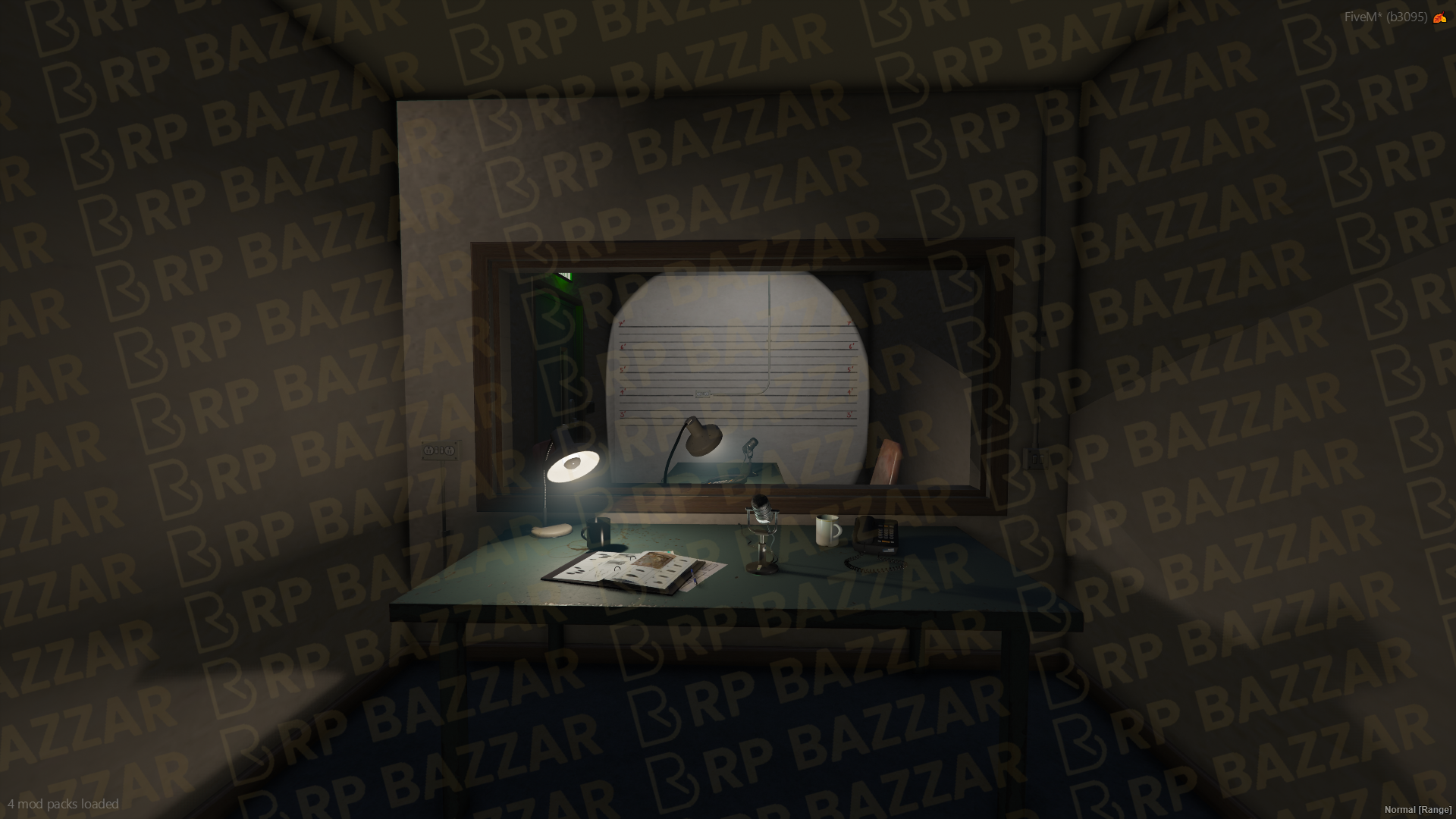 Industrial Police Station FiveM MLO — GTA RP Interior — ESX QB QBOX — RPBazzar