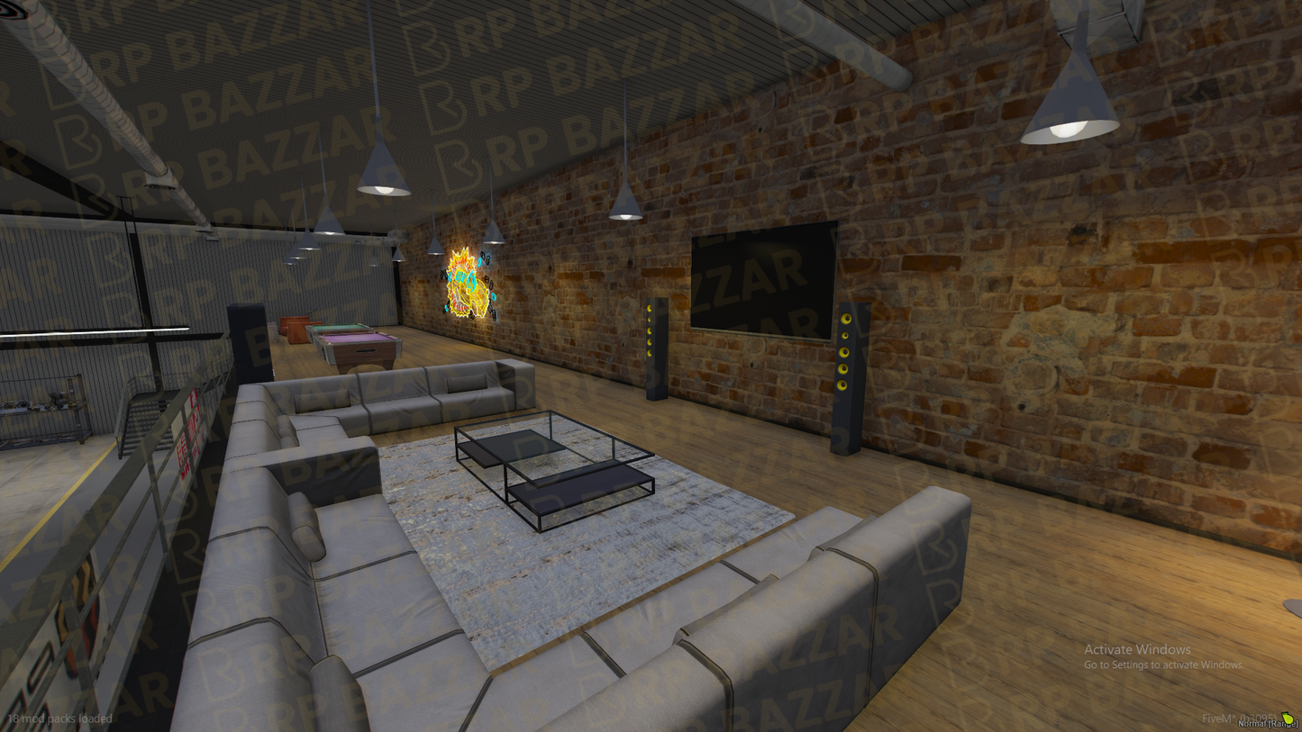 Elite Mechanic Shop FiveM MLO — GTA RP Interior — ESX QB QBOX — RPBazzar