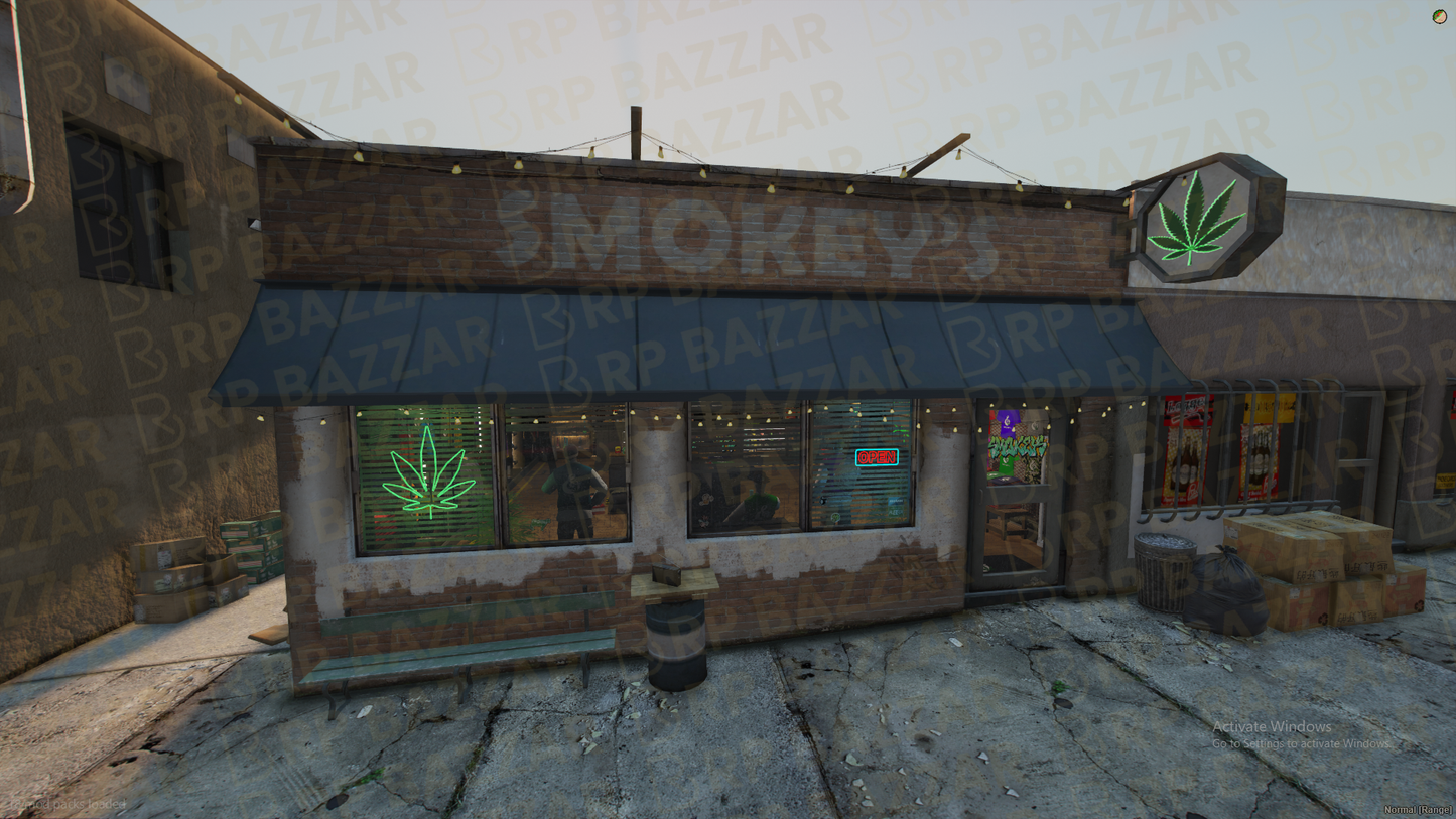 Underground Weed Store FiveM MLO — GTA RP Interior — ESX QB QBOX — RPBazzar