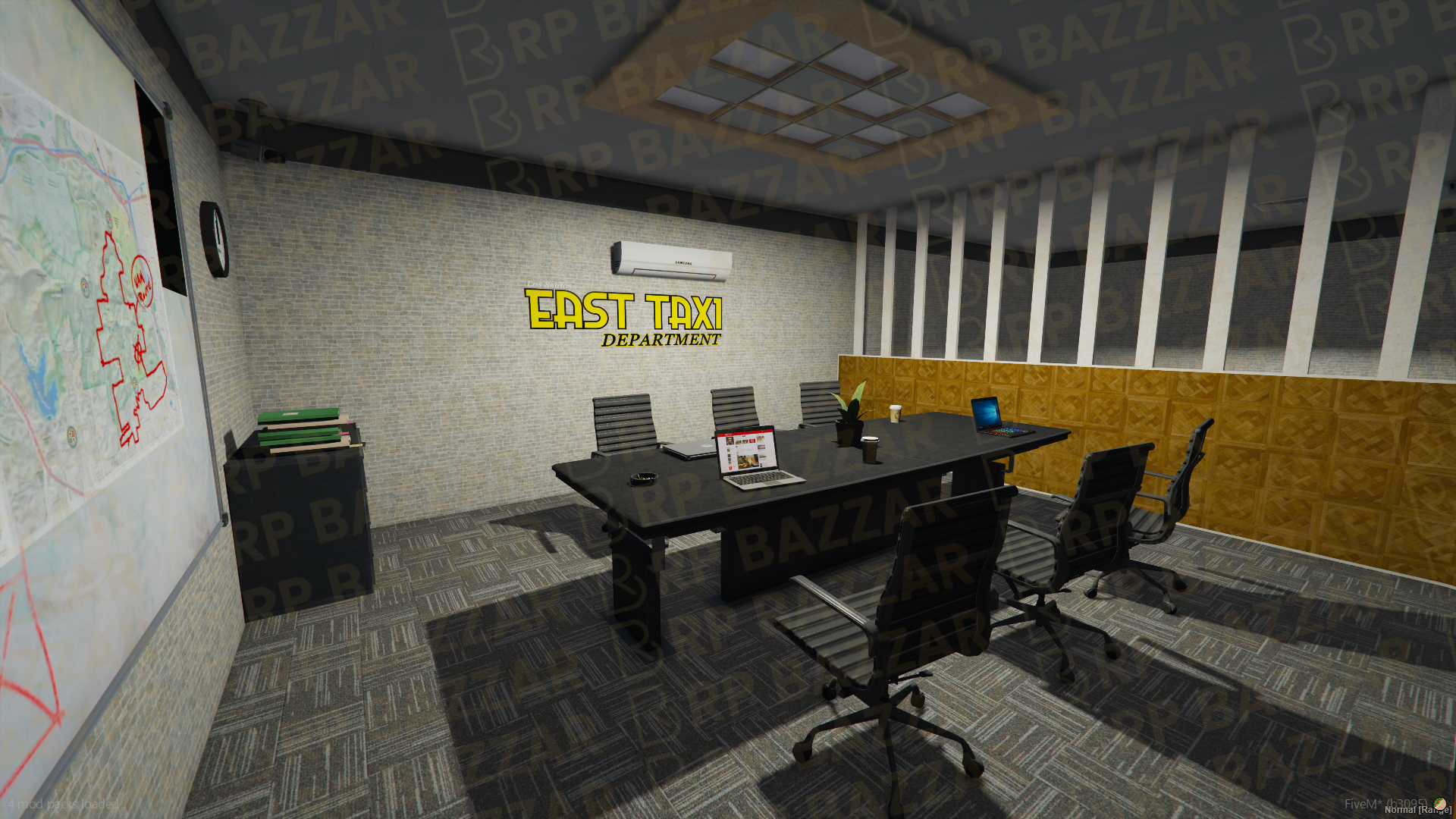 011.Taxi Depot FiveM MLO — rpbazzar