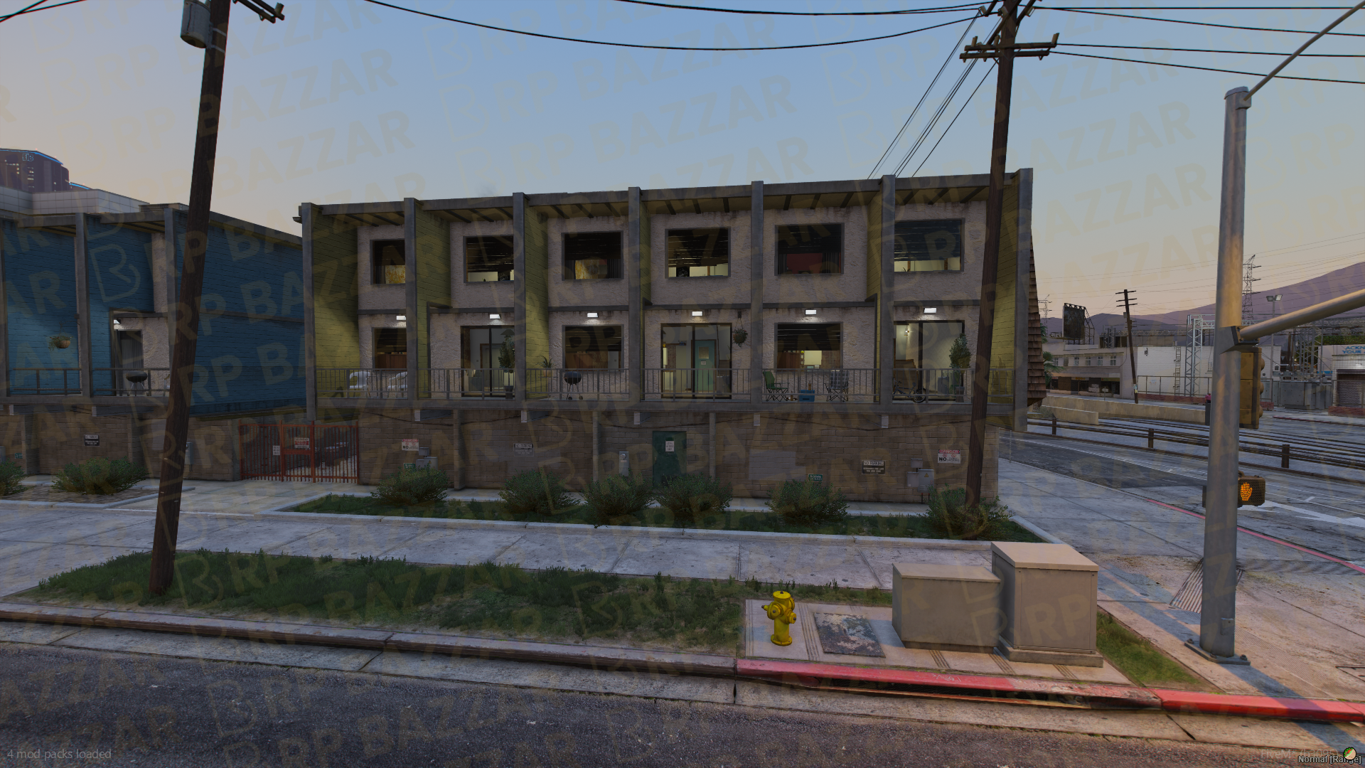 Roadside Motel FiveM MLO — GTA RP Interior — ESX QB QBOX — RPBazzar