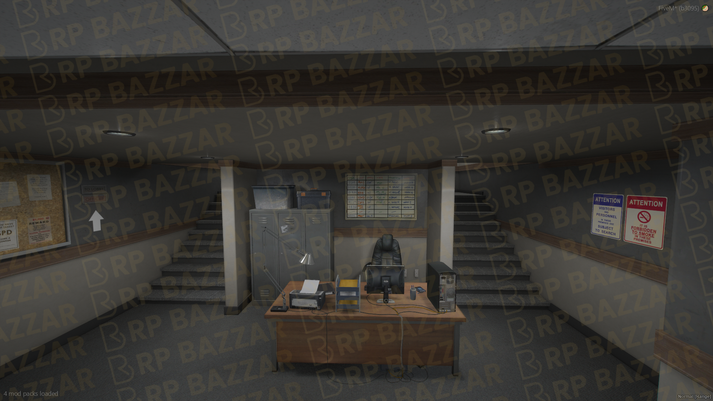 Community Police Station FiveM MLO — GTA RP Interior — ESX QB QBOX — RPBazzar