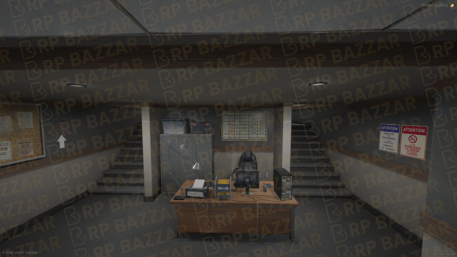 Community Police Station FiveM MLO — GTA RP Interior — ESX QB QBOX — RPBazzar