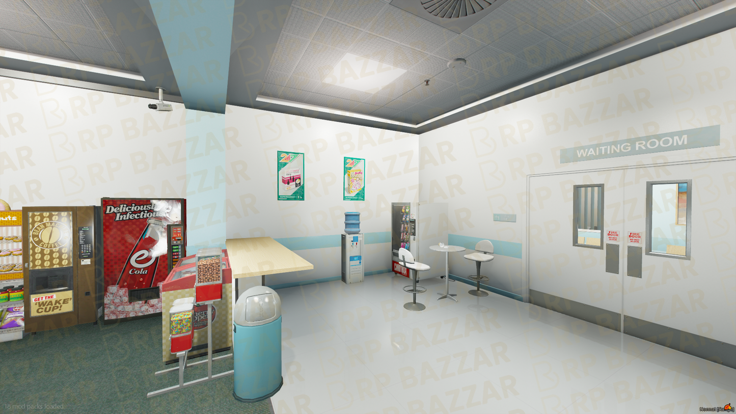 Pinecrest Hospital FiveM MLO — GTA RP Interior — ESX QB QBOX — RPBazzar