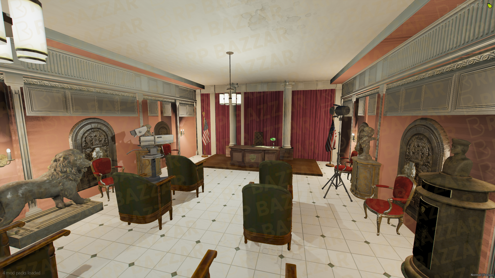 Mountain Police Station FiveM MLO — GTA RP Interior — ESX QB QBOX — RPBazzar