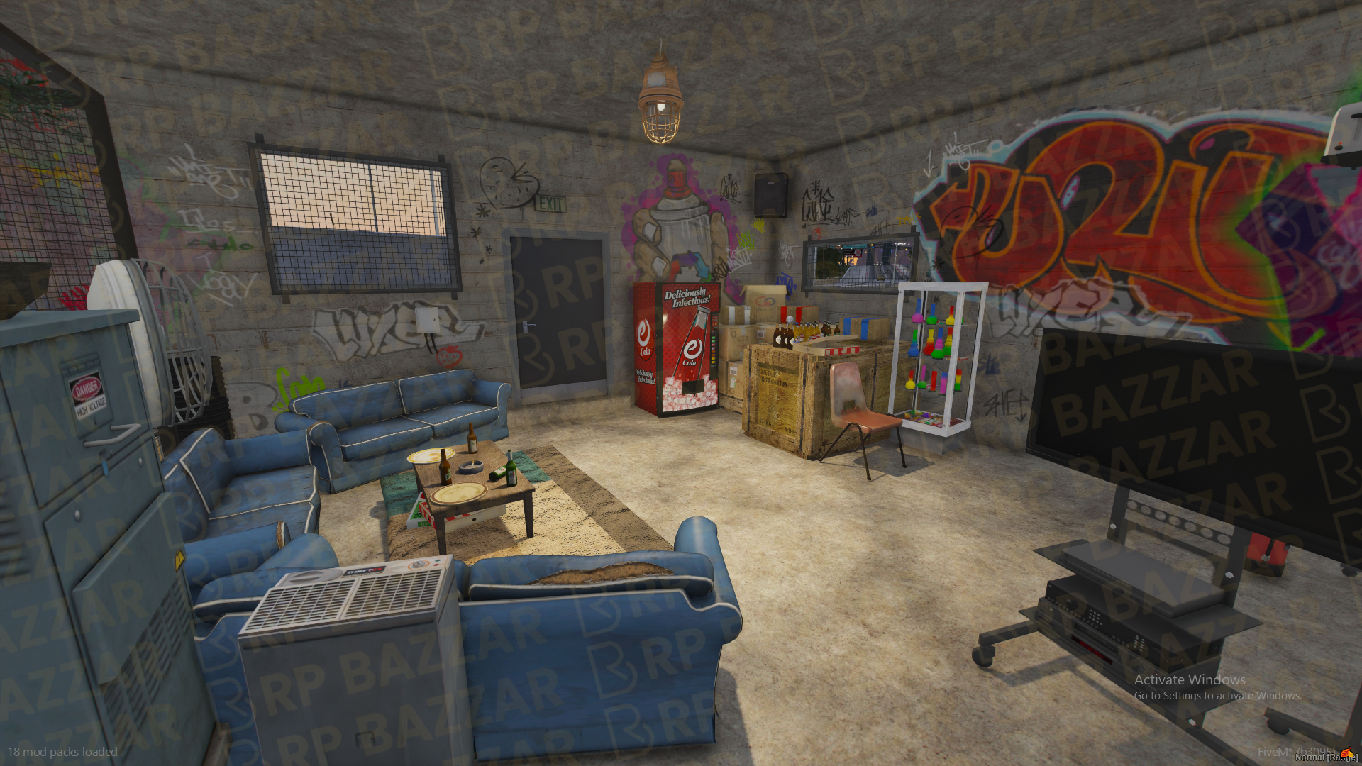 Custom Gang Stash House FiveM MLO — GTA RP Interior — ESX QB QBOX — RPBazzar