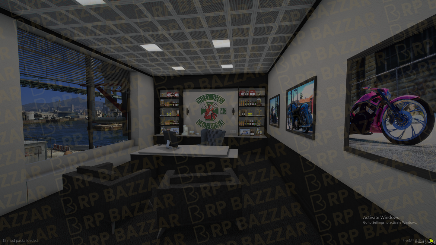 Custom Gang Loft FiveM MLO — GTA RP Interior — ESX QB QBOX — RPBazzar