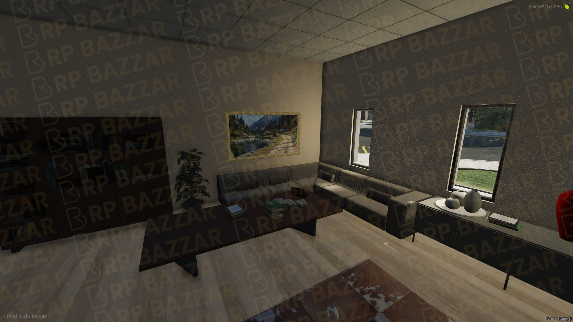 Modern Legion Square FiveM MLO — GTA RP Interior — ESX QB QBOX — RPBazzar