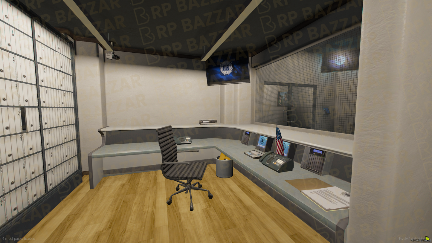 Urban Police Station FiveM MLO — GTA RP Interior — ESX QB QBOX — RPBazzar