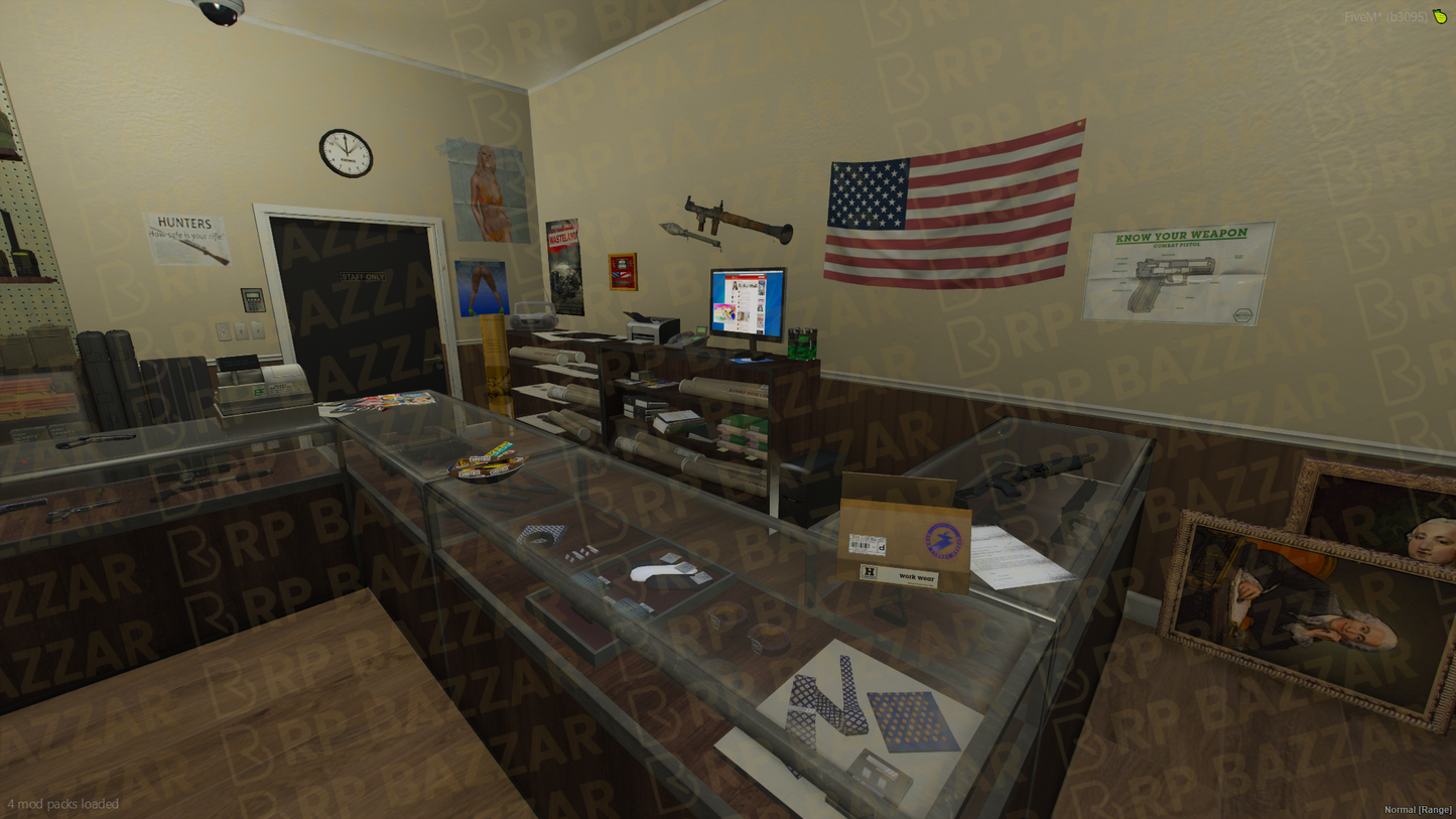 Backstreet Pawn Shop FiveM MLO — GTA RP Interior — ESX QB QBOX — RPBazzar