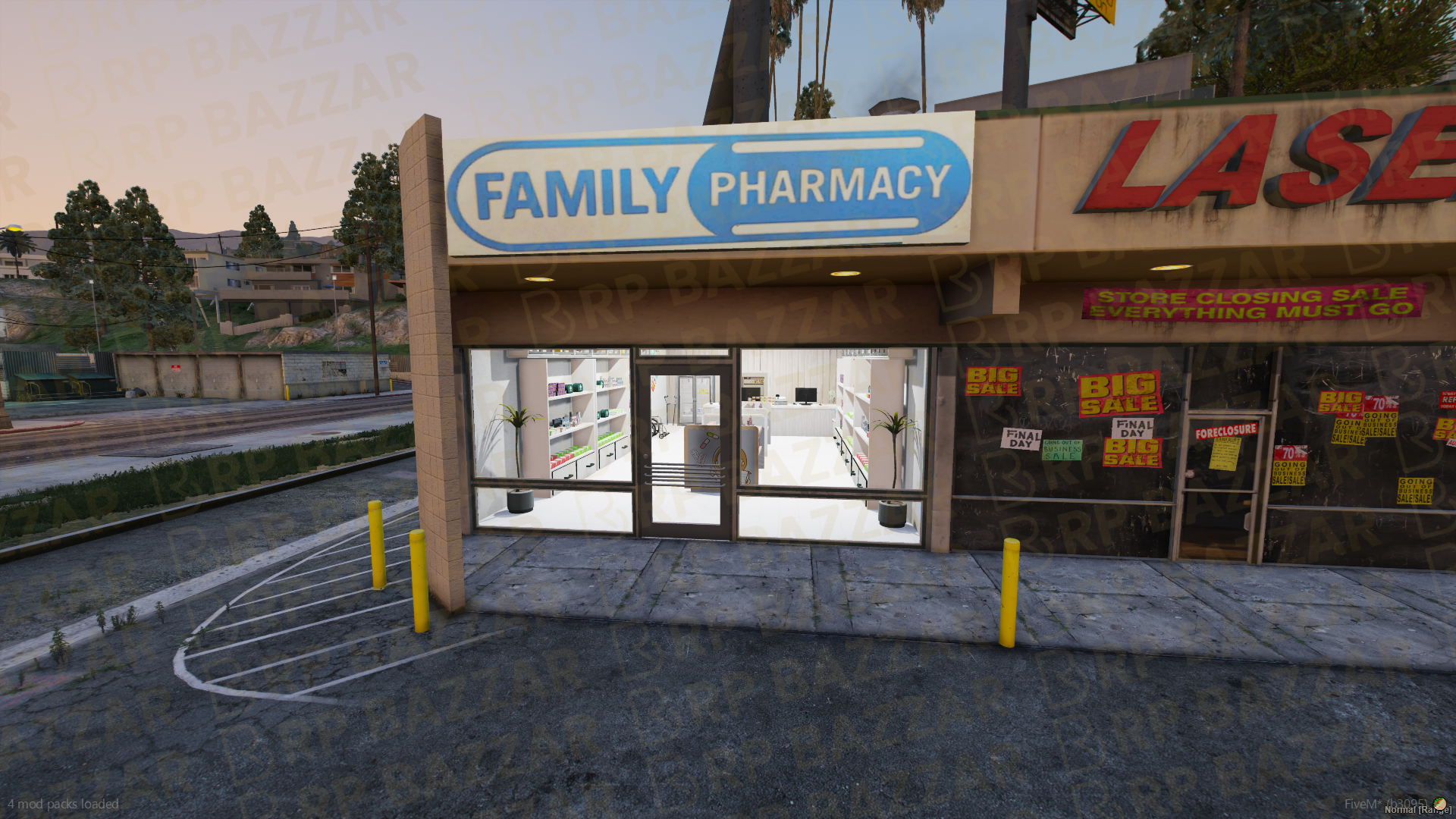 Urban Pharmacy FiveM MLO — GTA RP Interior — ESX QB QBOX — RPBazzar