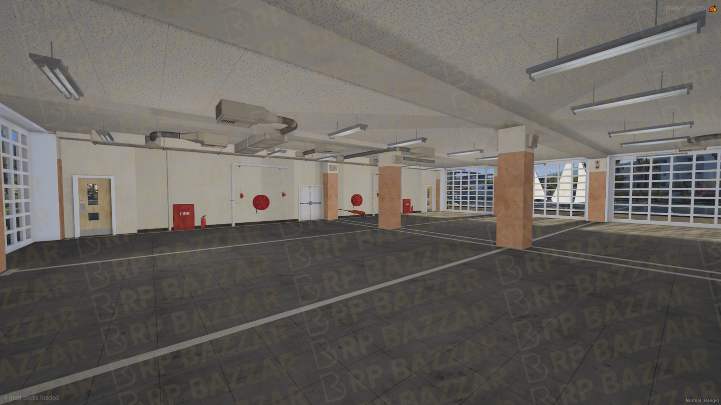 Midtown Fire Department FiveM MLO — GTA RP Interior — ESX QB QBOX — RPBazzar