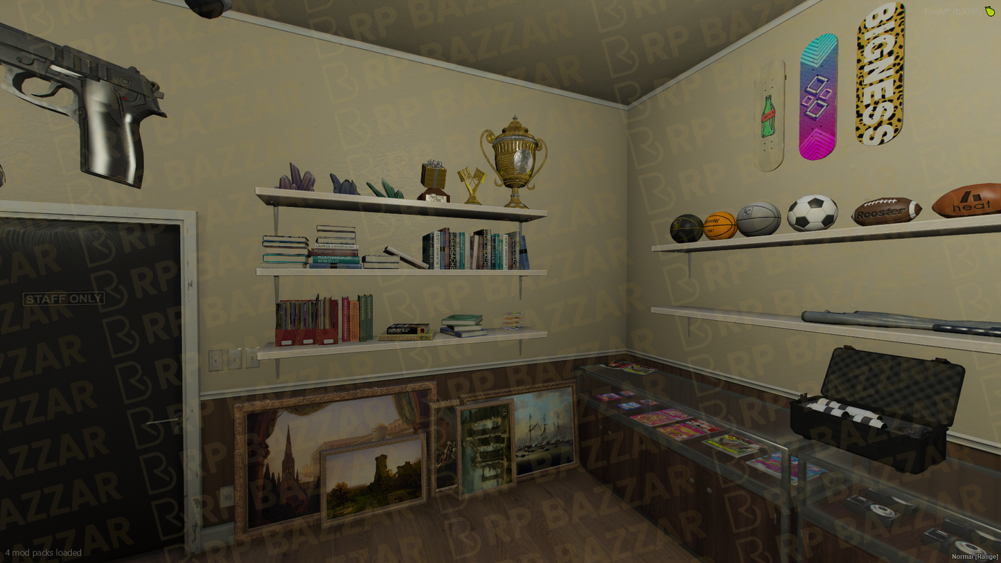 Backstreet Pawn Shop FiveM MLO — GTA RP Interior — ESX QB QBOX — RPBazzar