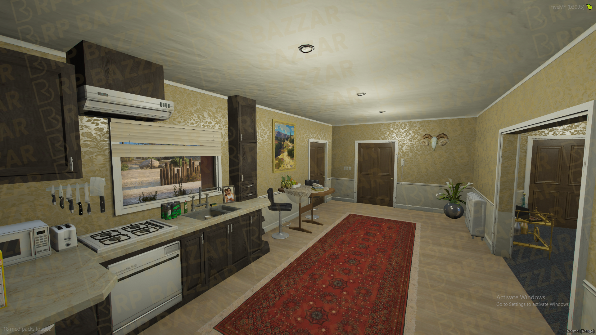 Rugged House FiveM MLO — GTA RP Interior — ESX QB QBOX — RPBazzar