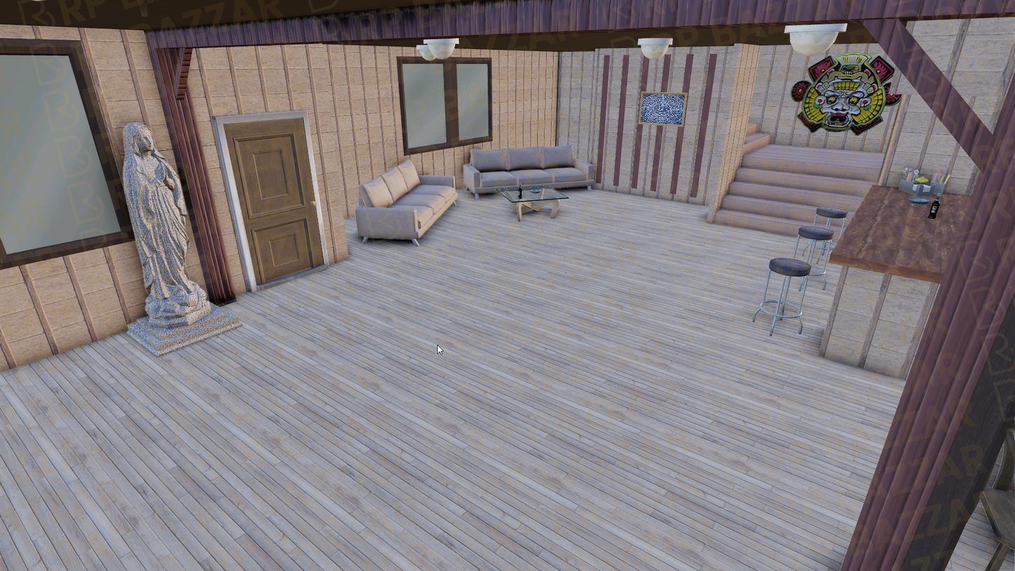 Triad Gang Mansion FiveM MLO — GTA RP Interior — ESX QB QBOX — RPBazzar
