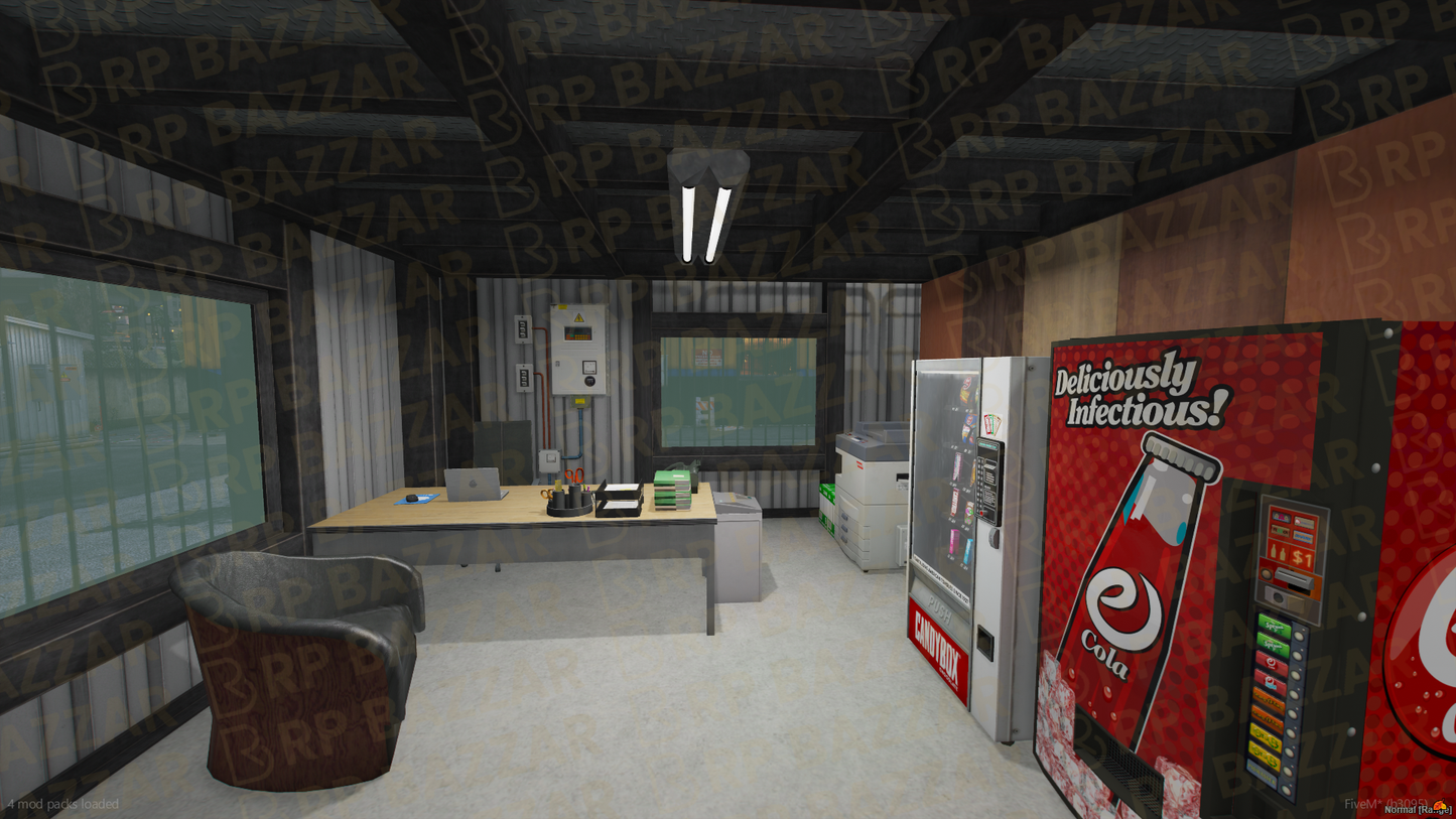 Central Repair Station FiveM MLO — GTA RP Interior — ESX QB QBOX — RPBazzar