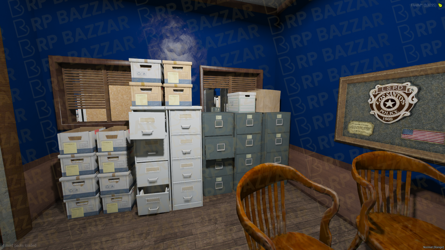 Mountain Police Station FiveM MLO — GTA RP Interior — ESX QB QBOX — RPBazzar