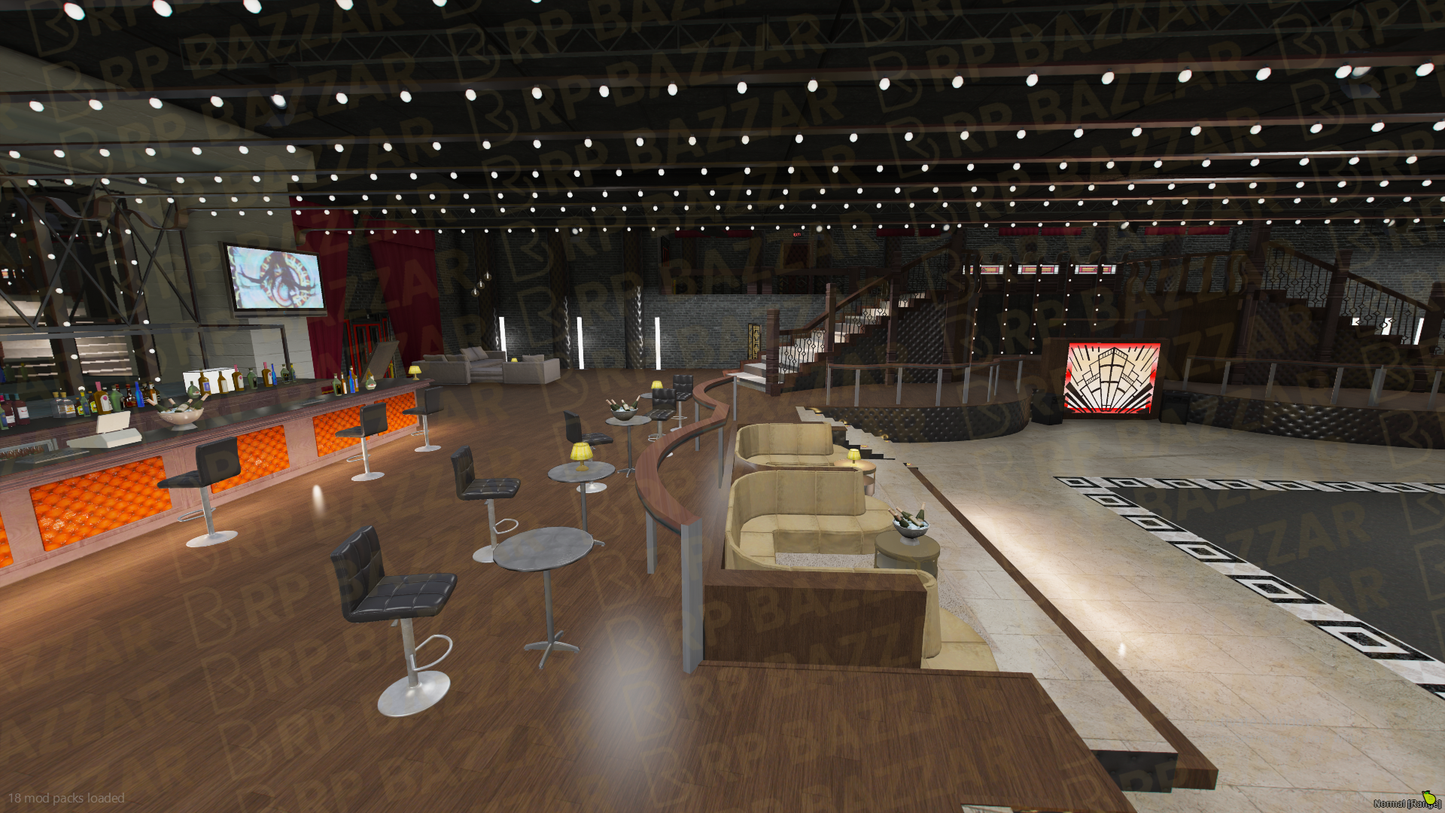 Electric Nightclub FiveM MLO — GTA RP Interior — ESX QB QBOX — RPBazzar