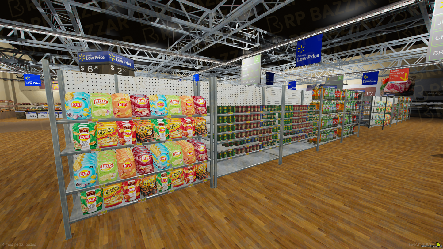 Premium Shopping Mall FiveM MLO — GTA RP Interior — ESX QB QBOX — RPBazzar