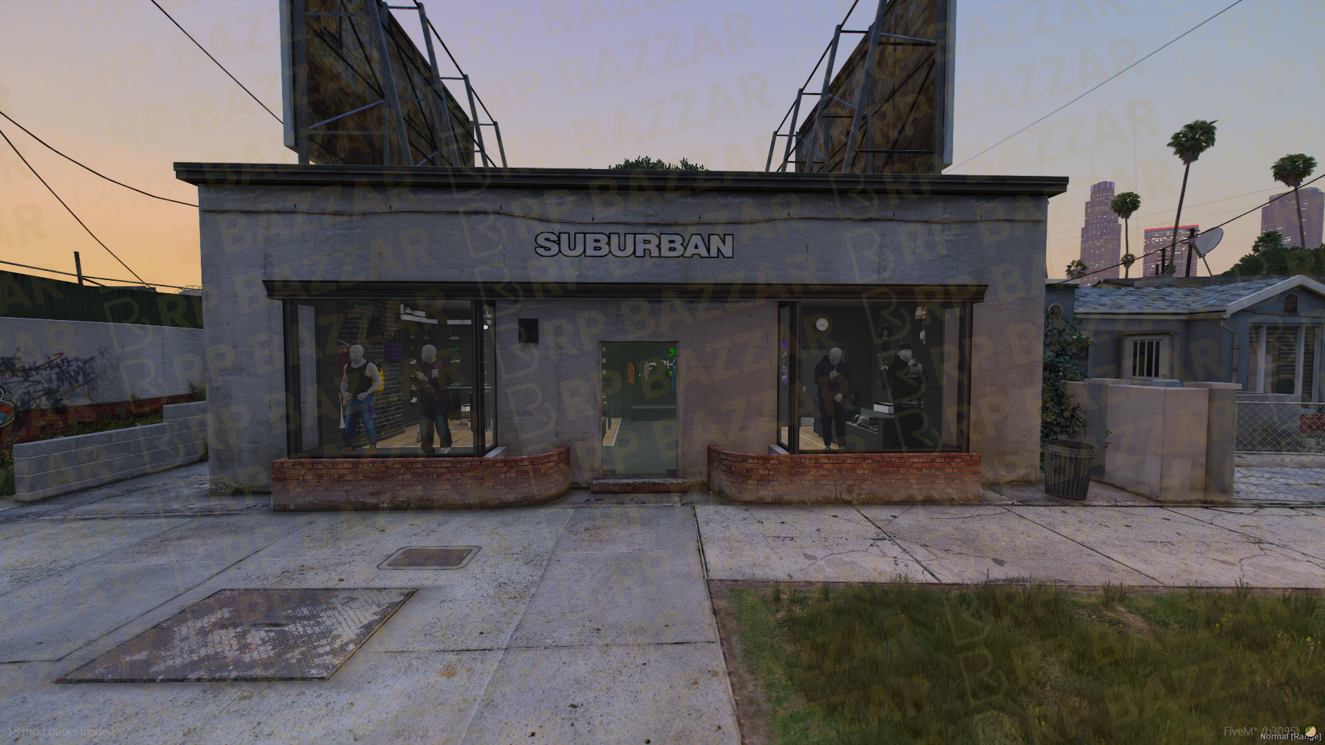 Classic Clothing Store FiveM MLO — GTA RP Interior — ESX QB QBOX — RPBazzar