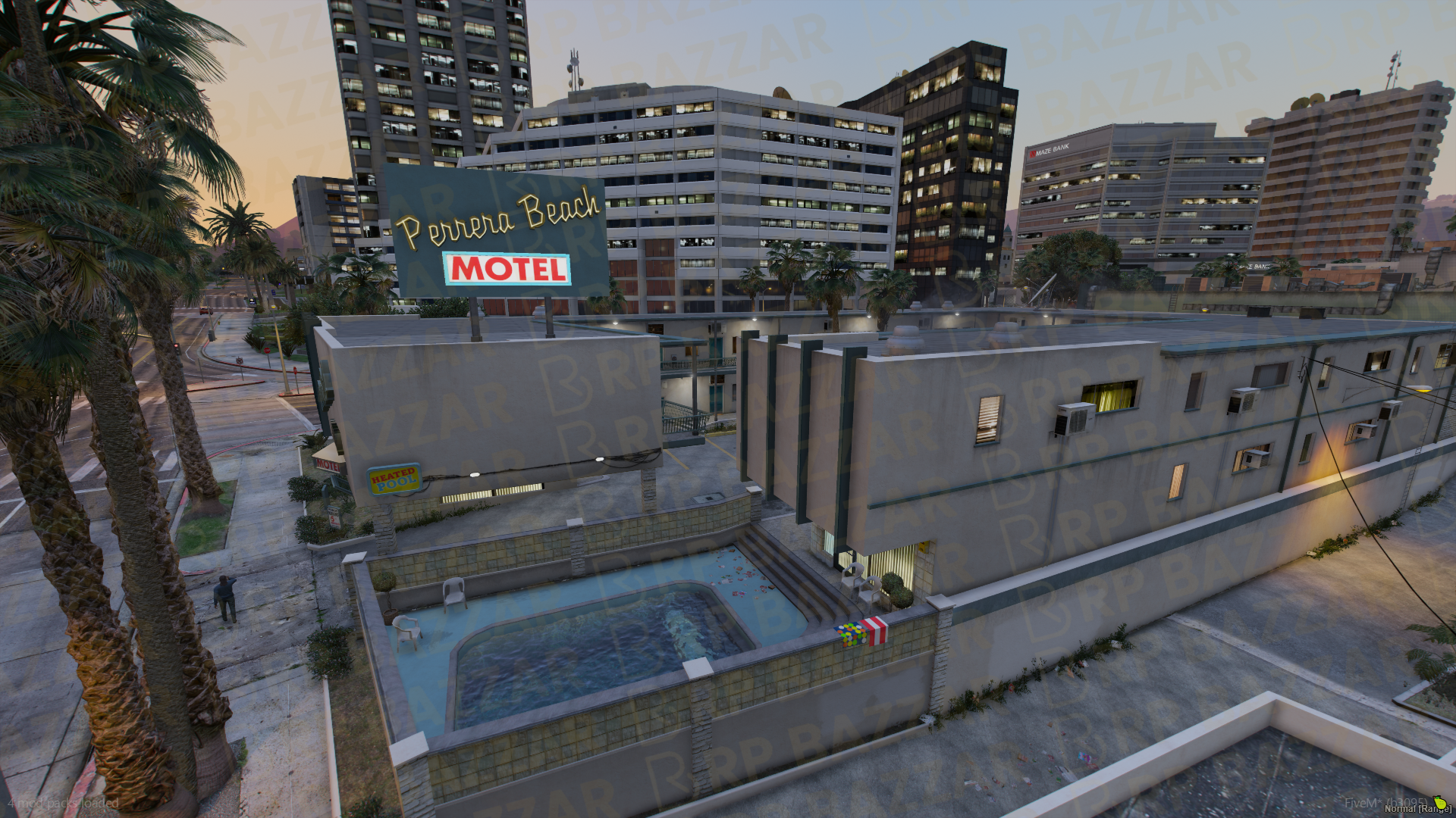Roadside Motel FiveM MLO — GTA RP Interior — ESX QB QBOX — RPBazzar