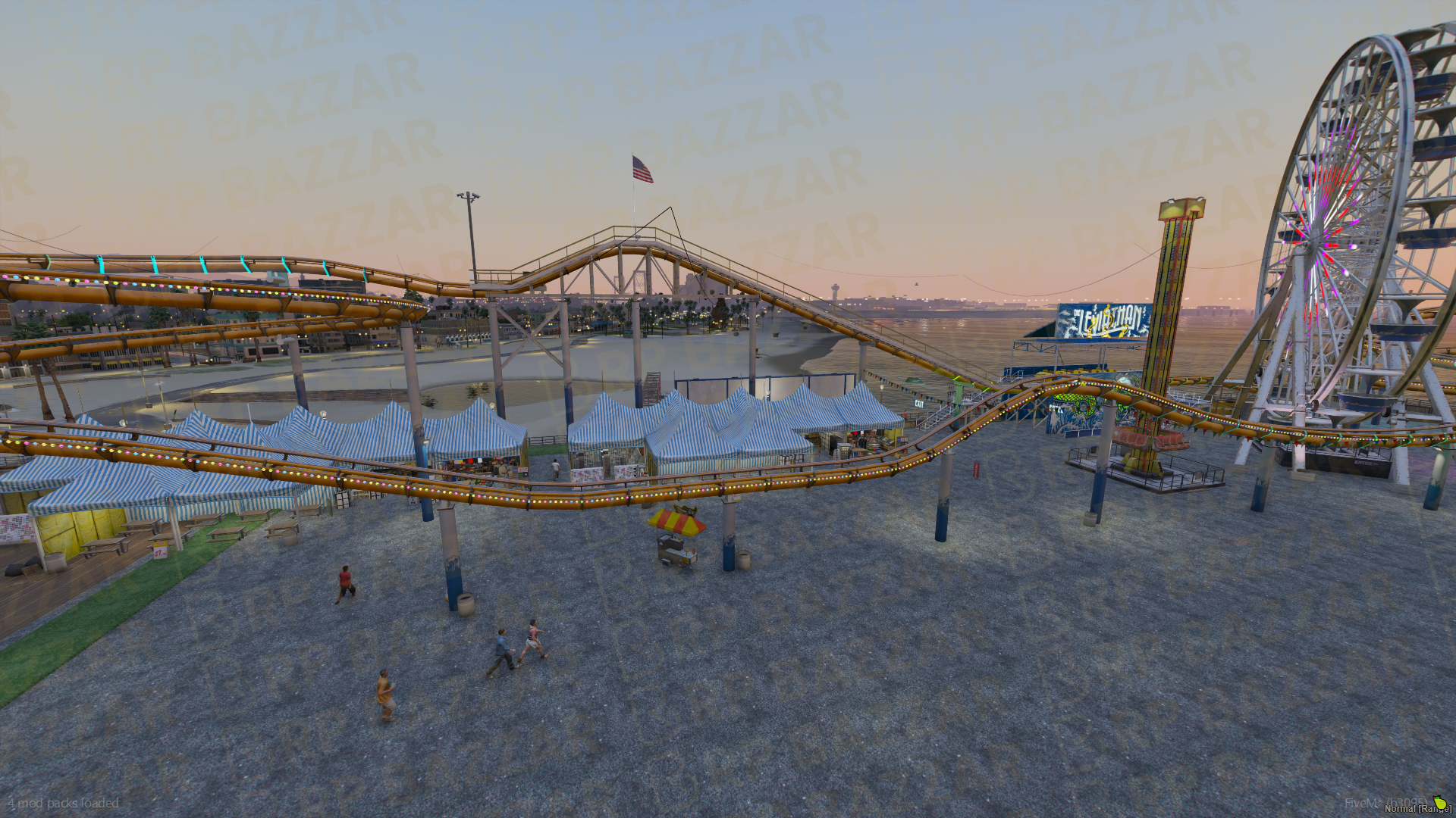 Vibrant Park & Exterior FiveM MLO — GTA RP Interior — ESX QB QBOX — RPBazzar