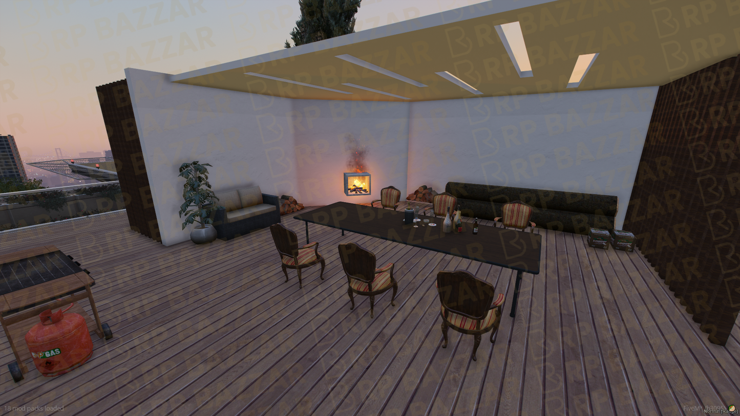 Hillside Mansion FiveM MLO — GTA RP Interior — ESX QB QBOX — RPBazzar