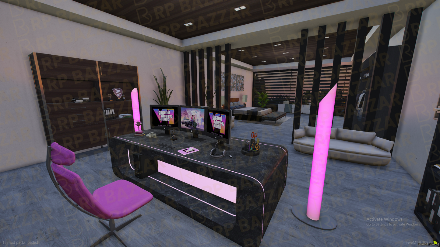 Modern Mansion FiveM MLO — GTA RP Interior — ESX QB QBOX — RPBazzar
