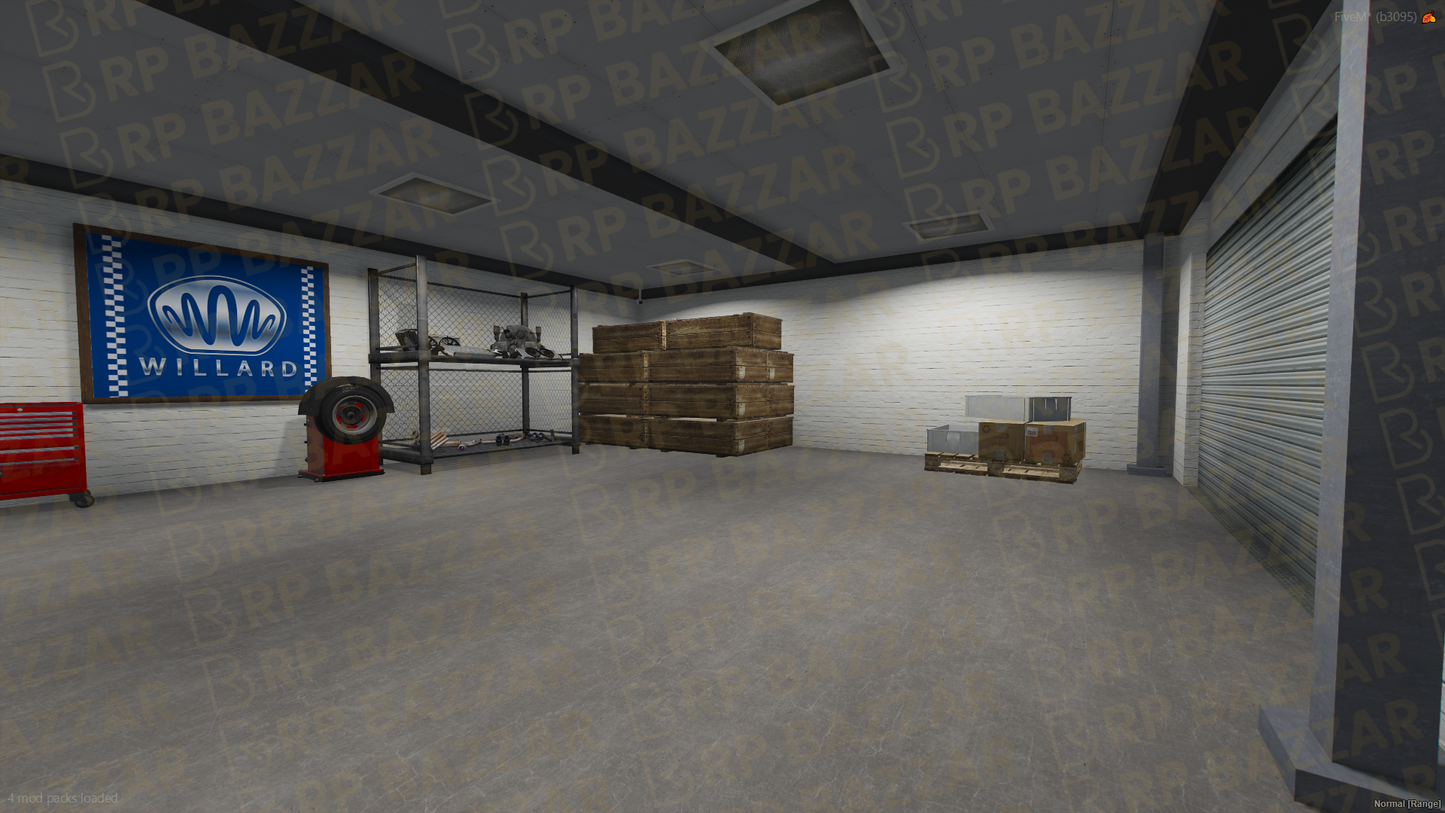 Dusty Storage Room & Warehouse FiveM MLO — GTA RP Interior — ESX QB QBOX — RPBazzar
