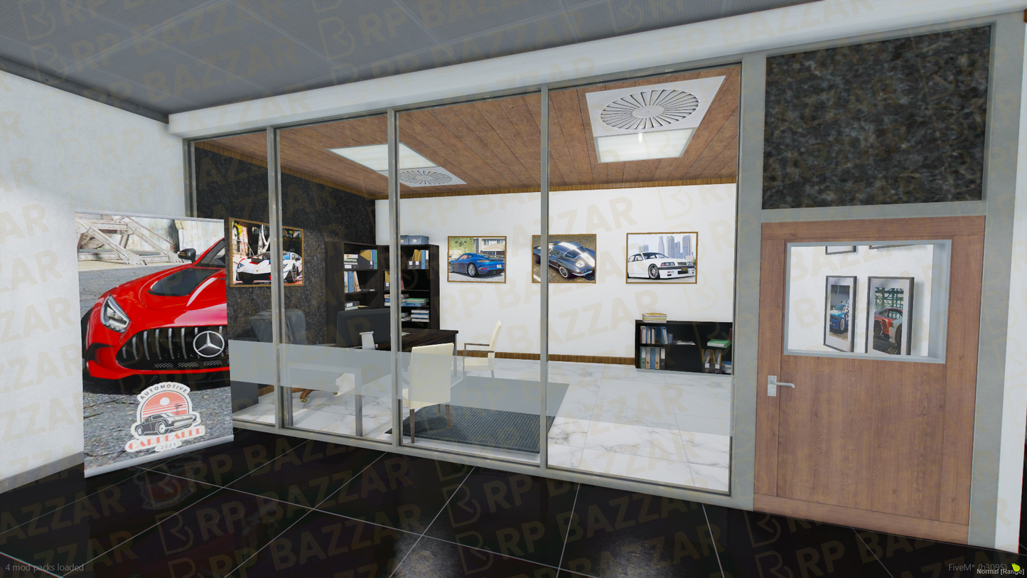 Deluxe Vehicle Shop FiveM MLO — GTA RP Interior — ESX QB QBOX — RPBazzar