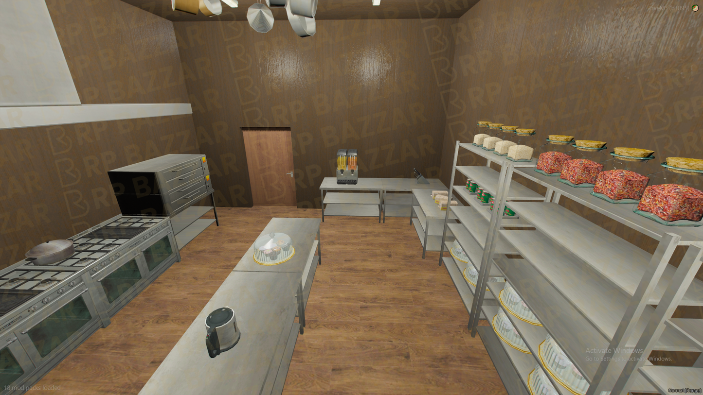 Classic Burger Joint FiveM MLO — GTA RP Interior — ESX QB QBOX — RPBazzar