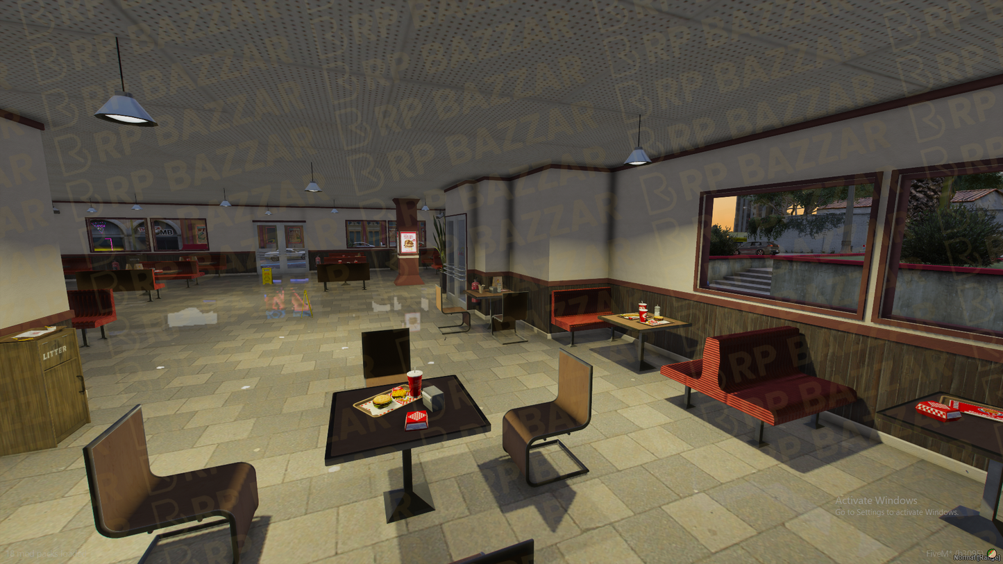 Premium Steakhouse FiveM MLO — GTA RP Interior — ESX QB QBOX — RPBazzar