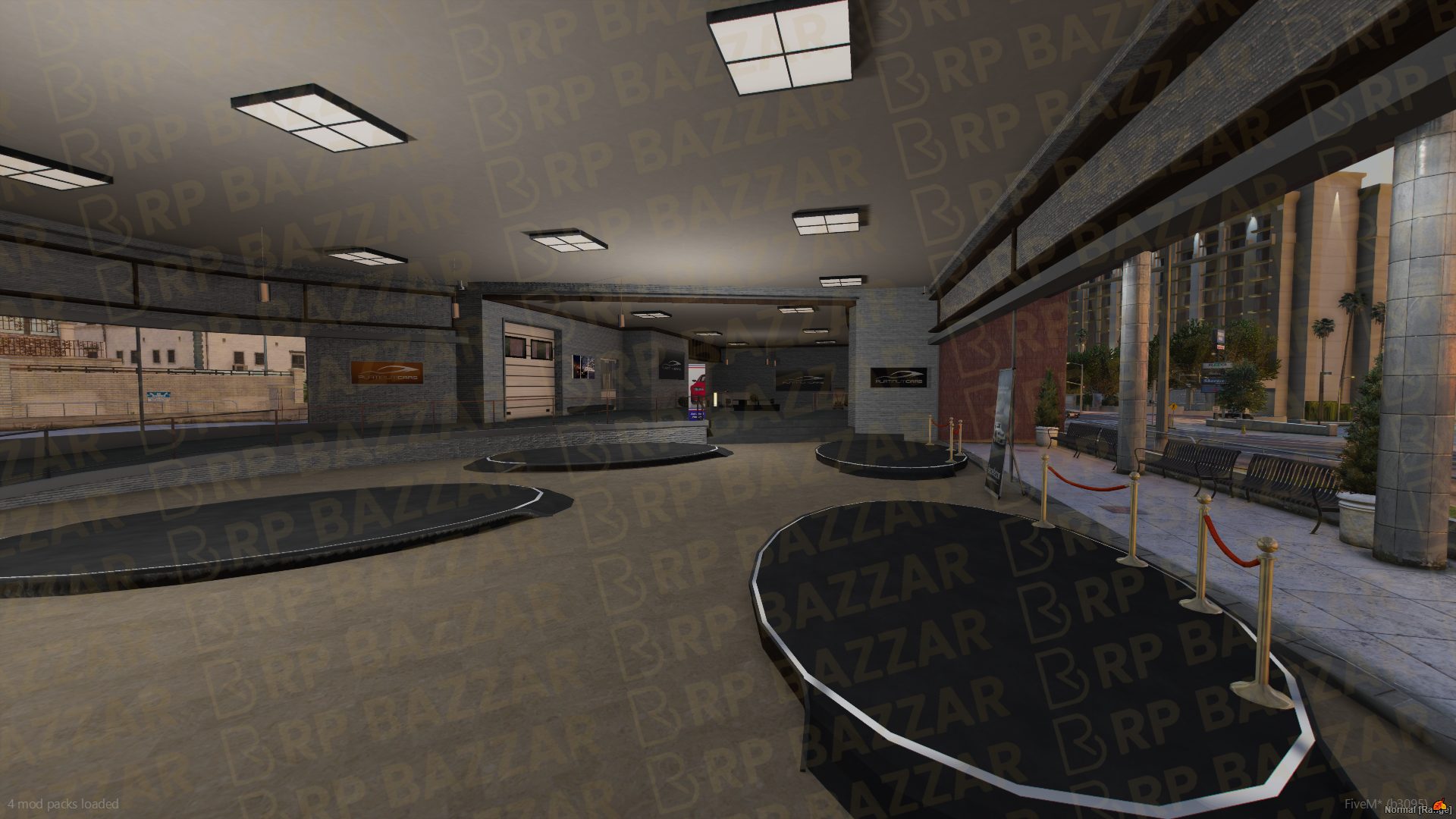 Classic Vehicle Shop FiveM MLO — GTA RP Interior — ESX QB QBOX — RPBazzar