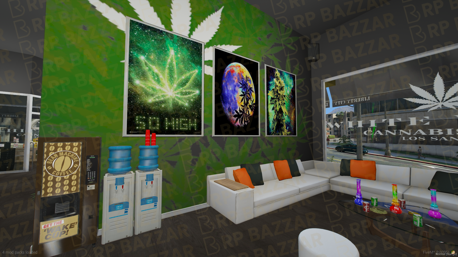 Gourmet Food Court FiveM MLO — GTA RP Interior — ESX QB QBOX — RPBazzar