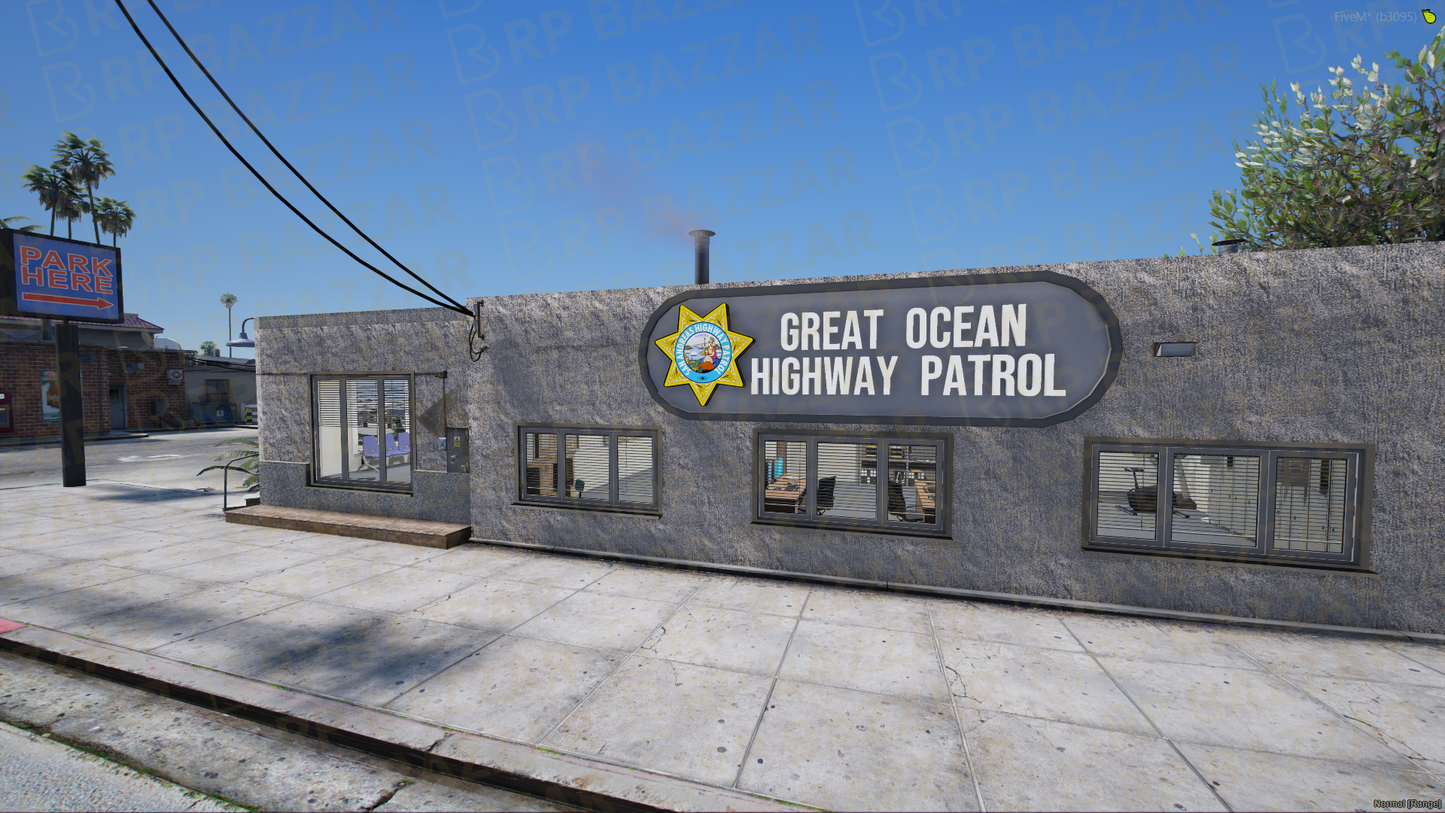 Secure Police Station FiveM MLO — GTA RP Interior — ESX QB QBOX — RPBazzar