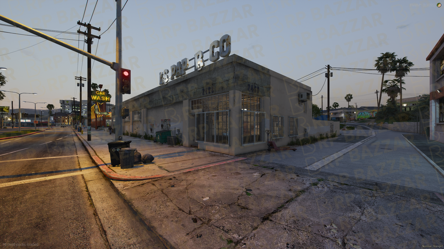 Gritty Gang Garage FiveM MLO — GTA RP Interior — ESX QB QBOX — RPBazzar