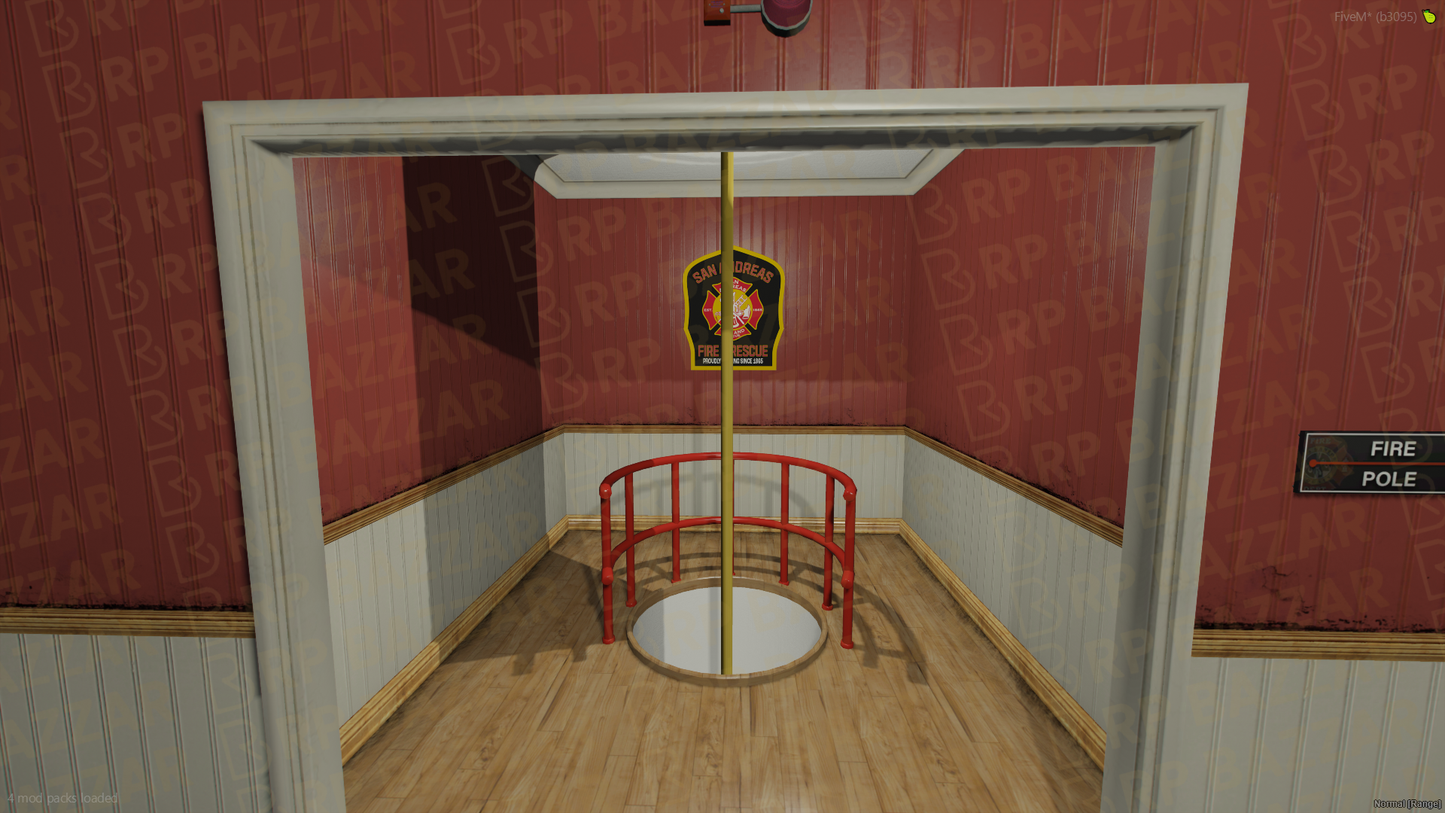 Downtown Fire Department FiveM MLO — GTA RP Interior — ESX QB QBOX — RPBazzar